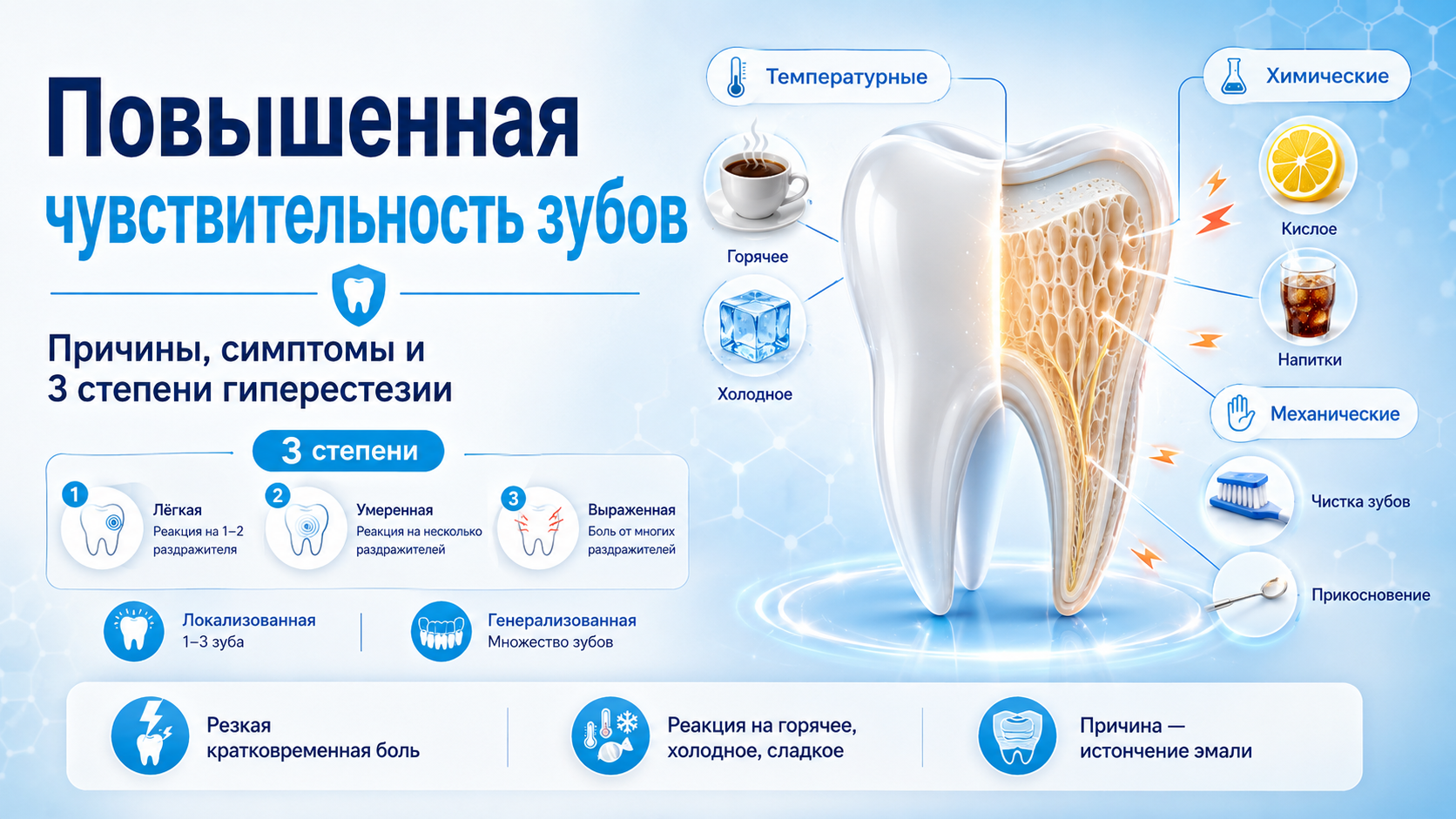 Повышенная чувствительность зубов